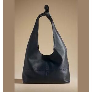 By Anthropologie Slouchy Leather Knotted-Shoulder Bag